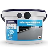 Plid® Flüssigkunststoff Innen & Außen, Anthrazitgrau 2,5L - Flüssiger...