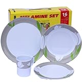 BRUNNER All Inclusive Teller aus Melamin Tulip - 16-tellig
