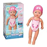 BABY born My First Swim Girl, Aufzieh-Badepuppe, wasserfest, funktioniert ohne...
