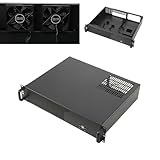 2U Servergehäuse Rack Gehäuse,14zoll Netzwerkschrank, 2HE Serverschrank für...