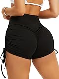 HAWILAND Kurz Leggings Damen - Scrunch Butt Sportshorts Booty Push Up Shorts...