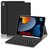 Lielax Tastatur Hülle für iPad 10.2 Zoll (9/8/ 7 Generation - 2021/2020/2019),...