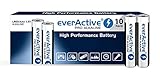 everActive AAA Batterien 10er Pack, Pro Alkaline, Micro LR03 R03 1.5V, höchster...