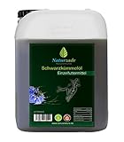Naturzade Schwarzkümmelöl für Pferde & Hunde, 5 Liter, kaltgepresst...