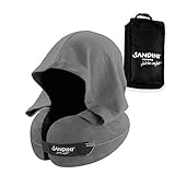 SANDINI TravelFix HOODIE Regular Size – Premium Reisekissen mit...