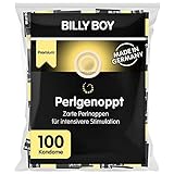Billy Boy Perlgenoppt Kondome mit Zarten Perlnoppen, 100 Stück