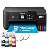 Epson EcoTank ET-2820 A4-Multifunktions-Wi-Fi-Tintentankdrucker, mit einem im...
