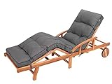Bjird Liegenauflage, Auflage für Gartenliege 200 x 55 x 8 cm, Auflagen für...