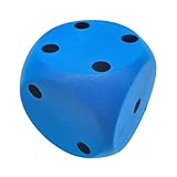 alldoro 63108 – Schaumstoff-Würfel in Blau, 15 x 15 cm, 149 g, extra weich...