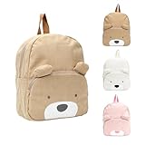 Meleager Kindergartenrucksack Mädchen，Kinderrucksäcke Jungen,Braun,Mini Bär...