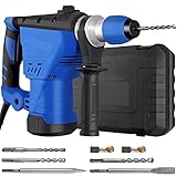 EYPINS Bohrhammer SDS-Plus 800 U/min, Abbruchhammer 4500 bpm 1500W 5,5 Joule...