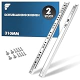 Shinfly-310 mm Schubladenschienen 2er-Set (1 Paar), 17 mm Nut...