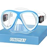 Findway Taucherbrille Kinder, Schwimmbrille Kinder für Jungen...