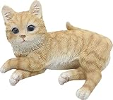 Bambelaa! Katze Figur Garten Skulptur Deko Gartenfigur Polyresin Für Außen und...