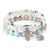JSDDE Schmuck Wickelarmband Mehrschichtiges Armbänder Set Freundschaftsarmband...