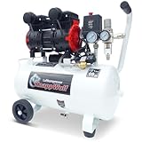KnappWulf Flüsterkompressor Druckluftkompressor Kompressor KW4024 mit 24L 10...