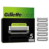 Gillette Labs Rasierklingen für Männer, 5 Original Ersatzklingen, Klingen für...