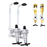 WEIWUXIAN Doppelkopf Dispenser Flaschenhalter für 2 Flaschen, Bar Wandmontage...