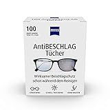 ZEISS AntiBeschlag Tücher 100 Stück für einen lang anhaltenden Beschlagschutz...