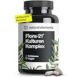 Flora 21® Kulturen Komplex – 21 Bakterienstämme + Bio Inulin – 180...