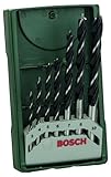 Bosch 7tlg. Mini-X-Line Holzspiralbohrer-Set (für Weich- und Hartholz, Ø 3-10...