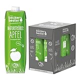 beckers bester Naturtrüber Apfel - 6er Pack - Apfelsaft - 100% natürlicher...