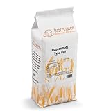 Brotzutaten 3 x 1 kg Roggenmehl Type 997 I helles Roggenmehl, ideal zum...