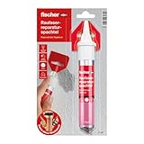 fischer Raufaserreparaturspachtel, 70 ml, Spachtelmasse mit Raufaserkörnung...