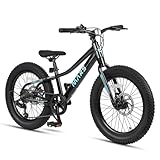 Glerc Mars 20 Zoll Kinderfahrräder Fat Tire Mountainbike für Alter 6 7 8 9 10...