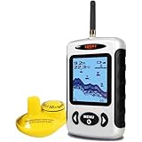 LUCKY Drahtloser Fischfinder Sonarsensor Tragbarer Sonar Fischfinder LCD Display...