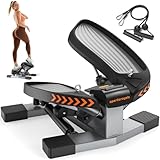 Sportsroyals Stair Stepper for Exercises, Twist Stepper with Resistance Bands...
