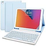 Hofsos für iPad 6/5.Generation Hülle mit Tastatur,Tastatur für iPad 9.7 2018...