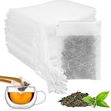 benlidoner 400 Stück Teebeutel für Losen Tee 7 X 9cm Leere Filterbeutel...