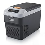 Brandson - Kühlbox elektrisch 27 L - mit Kompressor – 12v 230v - zwei Fächer...