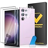 2+2 Stück Schutzfolie für Samsung Galaxy S23 Ultra Panzer Schutz Glas[6.8']+...
