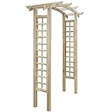 Susany Rosenbogen Holz Pergola Rankgitter Spalier Torbogen Garten Rankhilfe 150...