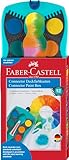 FABER-CASTELL 125003 - Farbkasten CONNECTOR mit 12 Farben, inklusive Deckweiß,...
