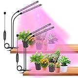Pflanzenlampe LED, Pflanzenlicht, 2*40 LEDS Pflanzenleuchte Vollspektrum...