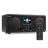 Audizio Foza - Internetradio WLAN, DAB Radio mit Bluetooth, Fernbedienung, 50...