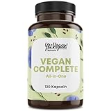 Vegan Multivitamin & Mineralien mit 14 Vitaminen u.a. B12, Jod, Eisen, Cholin...