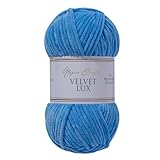 Utopia Crafts Velvet Lux Chenille-Garn, superweich, grob, zum Stricken und...