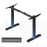 FLEXISPOT Höhenverstellbarer Schreibtisch – runde Tischbeine für erhöhte...
