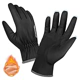 ATERCEL Winterhandschuhe Wasserdicht Herren Damen - Warme Fahrradhandschuhe für...