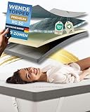 nøvera® Gel Topper 180x200cm Premium | Hohes RG 50 | H2/H3 | 7-Zonen...