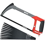 AIRAJ Metallsäge 300 MM,Hand-Sägen mit 10 Austauschbarer Klinge,45 °/90 °...