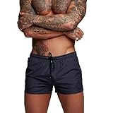TMEOG Badeshorts für Herren, Badehosen Kurz Badehose Männer Schwimmhose Boxer...