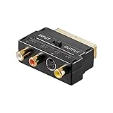 Goobay 50499 Scart Cinch Adapter, Audio / Video, vergoldete Kontakte,...