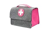 stil-macher Arztkoffer Doktortasche (Arztkoffer Pink)