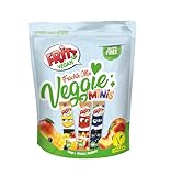 FRITT Vegan Früchte-Mix Minis 135g, 100% Vegan, Mini Kaubonbon-Streifen in 3...