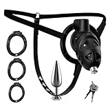Peniskäfig Chastity Cage Sexspielzeug mit Analplug für Männer,...